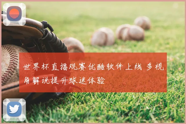 世界杯直播观赛优酷软件上线 多视角解说提升球迷体验