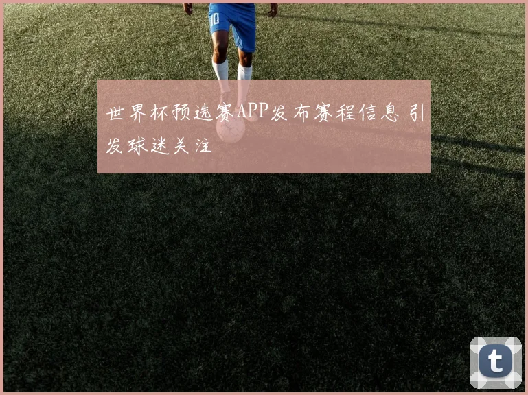 世界杯预选赛APP发布赛程信息 引发球迷关注
